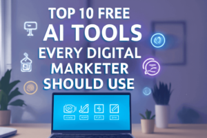 Top 10 Free AI Tools Every Digital Marketer Should Use in 2025
